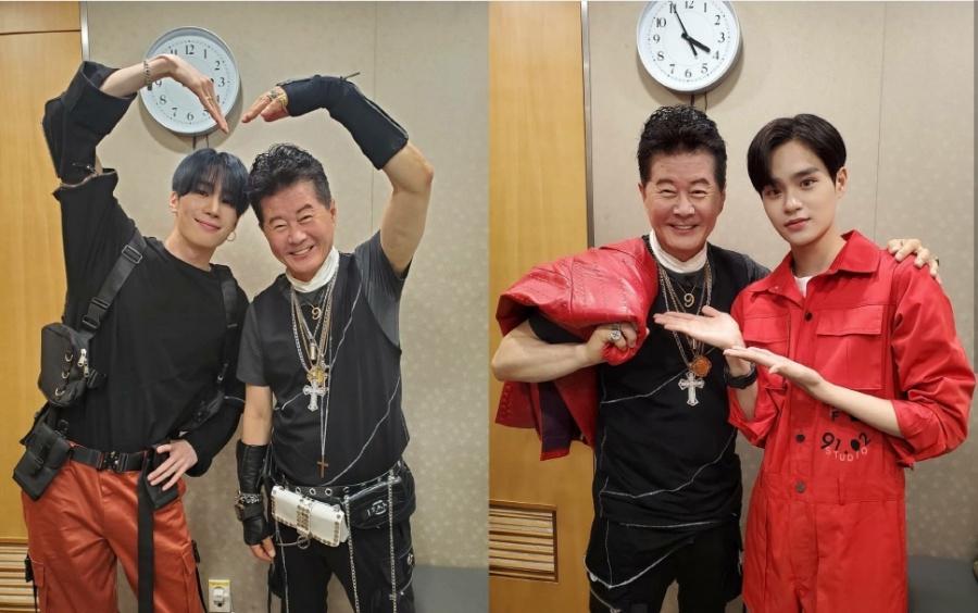 태진아, 한승우-이대휘와 세대 초월한 우정 과시 '훈훈'