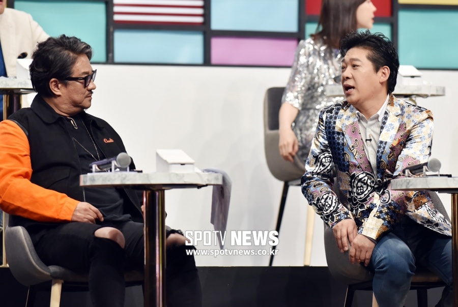 [LIVE 포토]이무송-박상철 '트로트 가왕, 누구 줄까요?!'