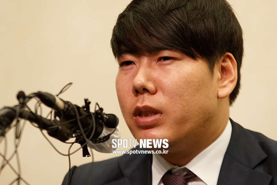 [포토S] 강정호, "그때 당시엔 무지했다"