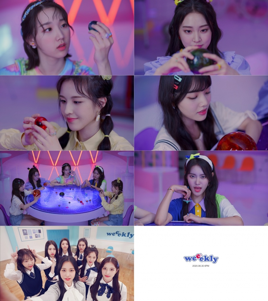 '에이핑크 여동생그룹' 위클리, 뮤직비디오 티저 영상 공개…'D-4' 데뷔 초읽기