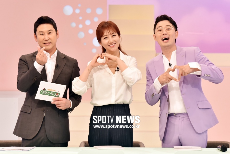 [LIVE 포토]신동엽-장윤정-붐 '사랑의 재개발 MC 맡았어요'