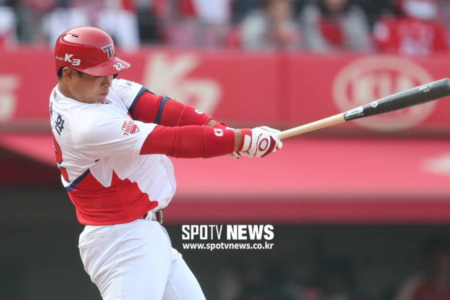 [SPO 광주] 가뇽, 백용환과 첫 배터리 호흡… 김호령 1번