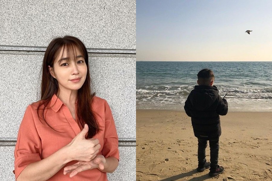 '이병헌♥'이민정, 커가는 6살 아들에 아쉬운 엄마마음…"그때의 네가 그리워"