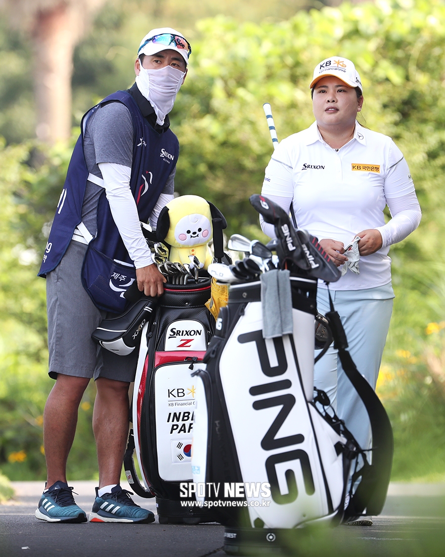 [포토S] 박인비, 든든한 남편 남기협 코치와 함께