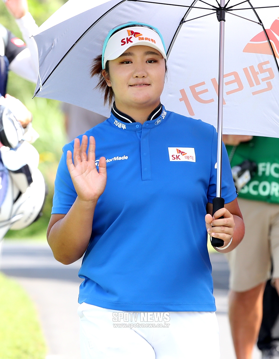 [포토S] 유해란, '우승 기대해 주세요'