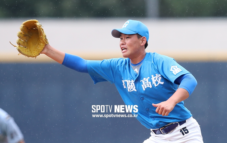 [포토S] 김진욱, '적시타는 안 돼'