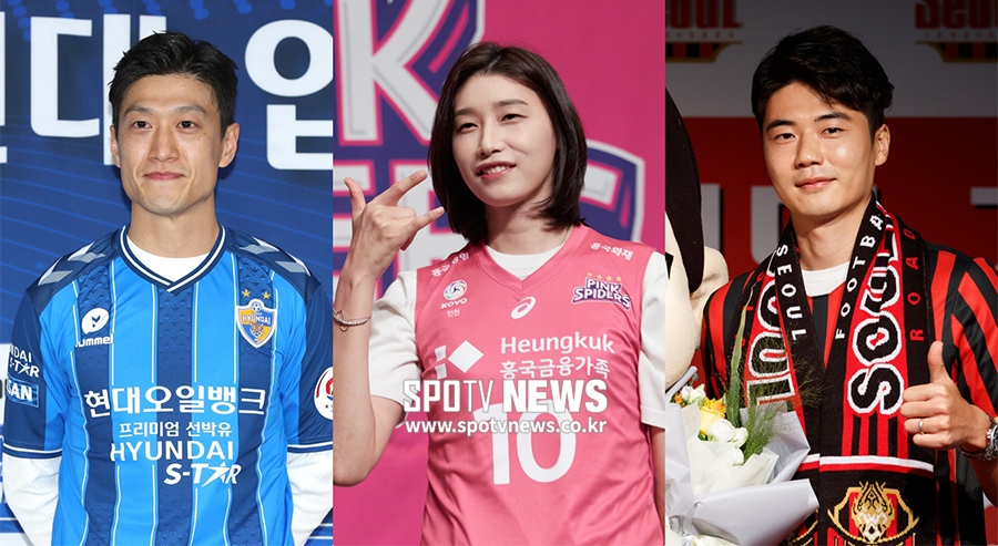 [스토리S] '11년 만의 U턴' 김연경-기성용-이청용, 국내 리그 흥행 이끈다