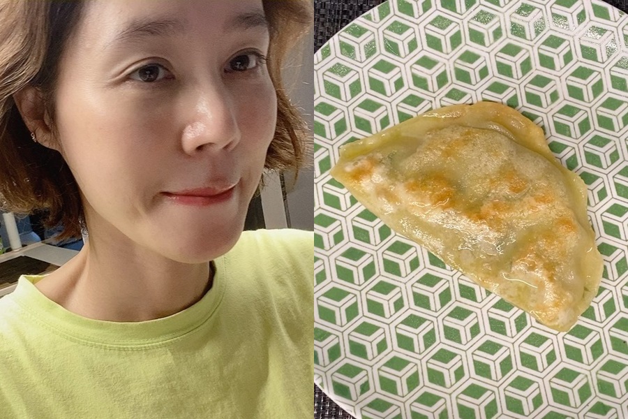 '54세' 김성령, 충격적인 저녁식단…만두 2개 망고 1개가 끝 '깜짝'