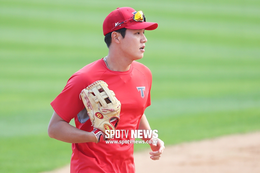 [포토S] 오선우, KIA 비주얼 담당