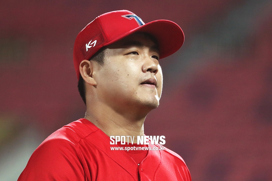 [포토S] 장현식, '실점이 조금 아쉬워'