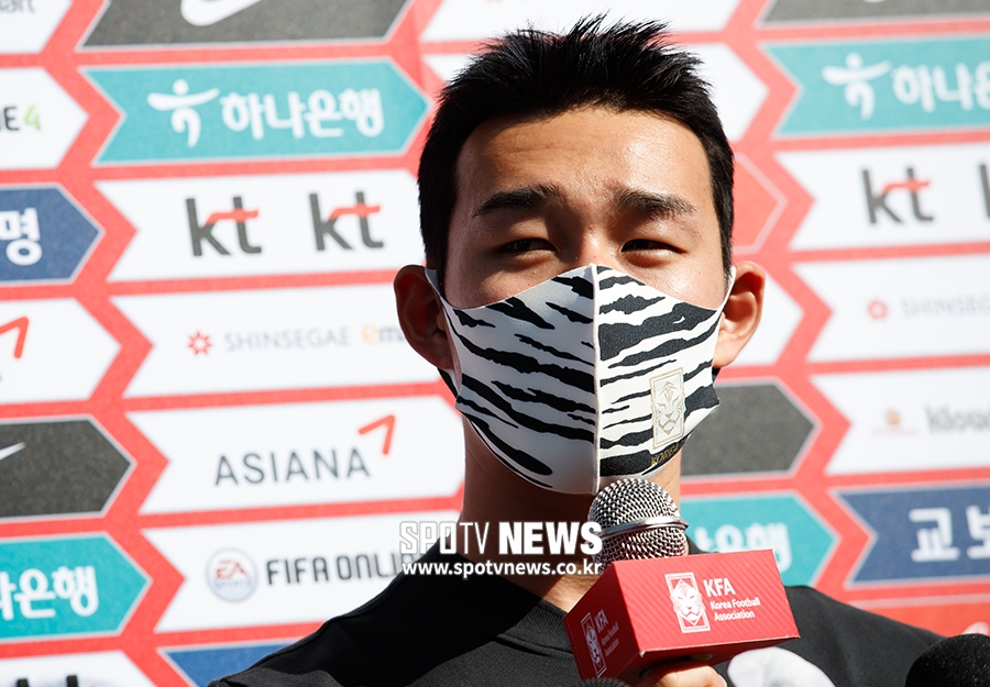 [포토S] 첫 태극마크 단 송민규