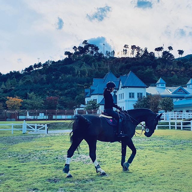 '장동건♥'고소영, 49세의 고급 취미생활…승마선수 출신다운 여유로움