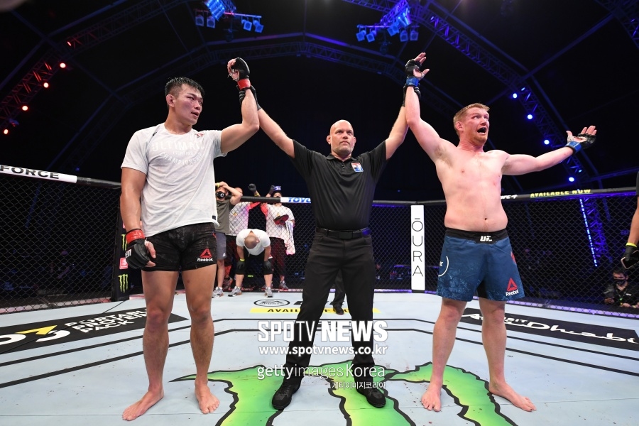 정다운, 앨비와 무승부…UFC 3연승 다음 기회로