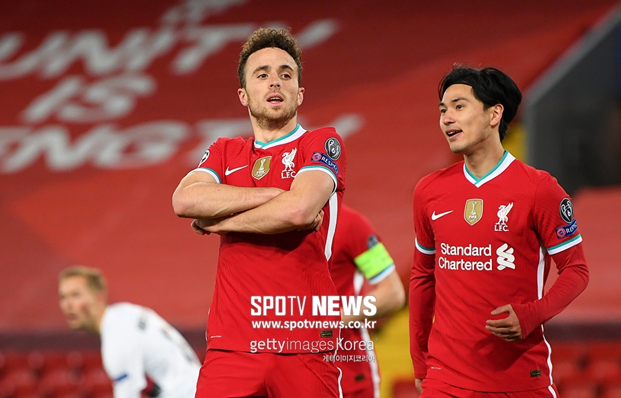[UCL REVIEW] '조타-살라 골' 리버풀, 미트윌란에 2-0 승…2연승 질주
