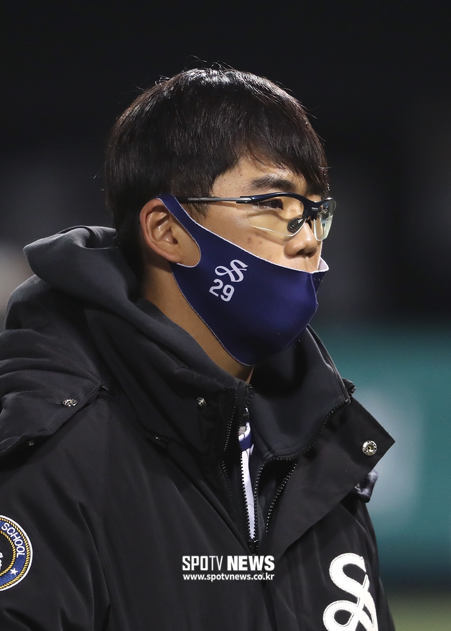 [포토S] 이병헌, '호투 펼쳤는데 너무 아쉬워'