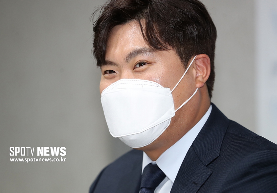 [포토S] 류현진, "육아가 더 힘들어요"