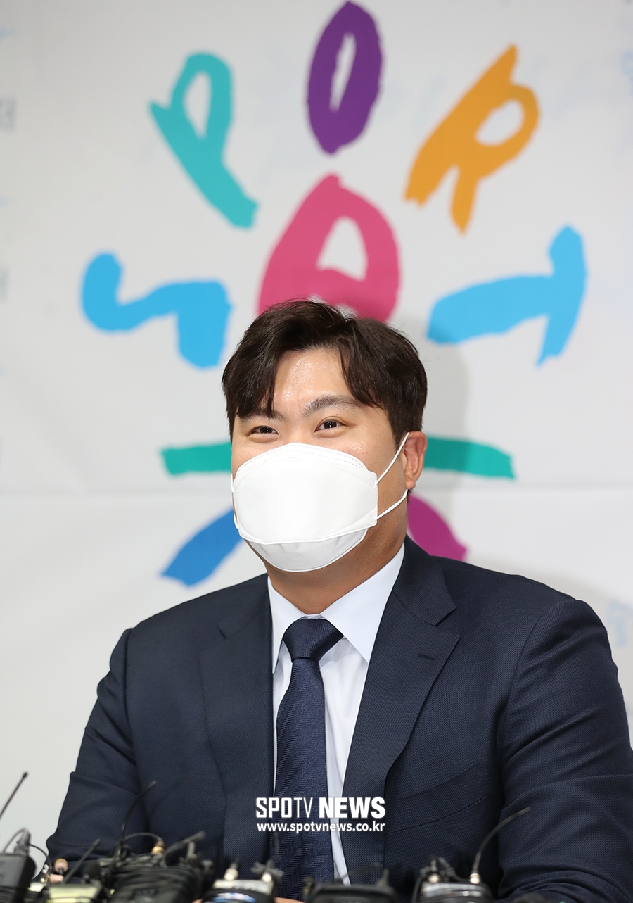 [포토S] 류현진, '즐거운 스포츠를 위해'