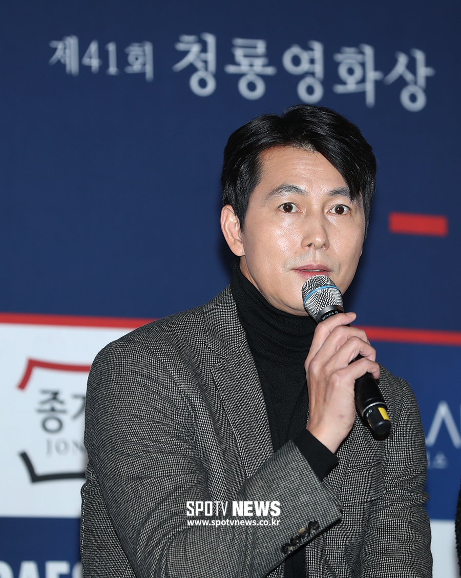 [포토S] 정우성, "대면 행사 할 수 있어 기뻐요"