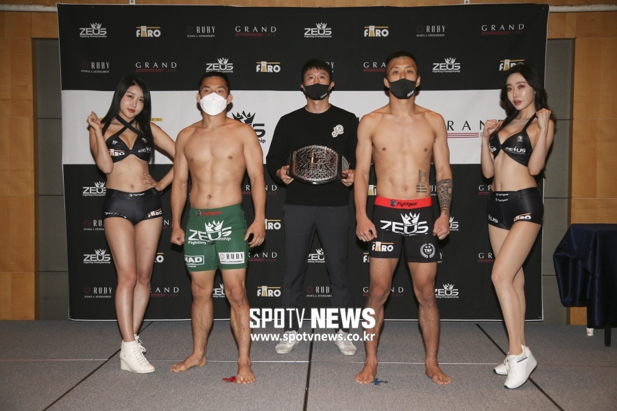 [ZFC] 초대 챔피언 영광은 누구?…타이틀 도전자 4인 모두 계체 통과