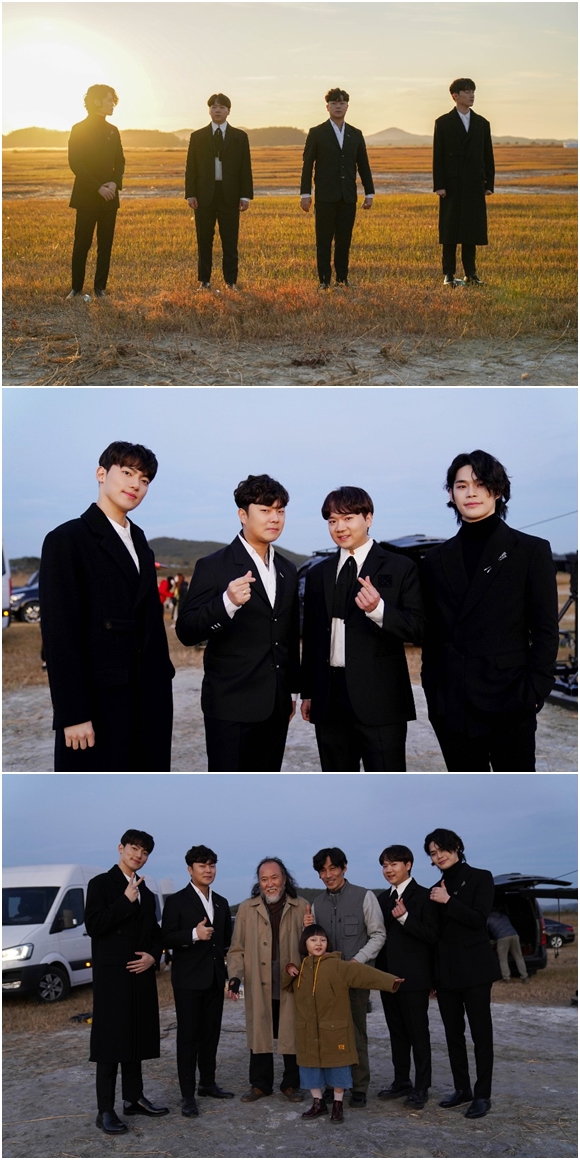 라비던스, '고맙습니다' 비하인드 사진+영상 공개…석양 속 열창
