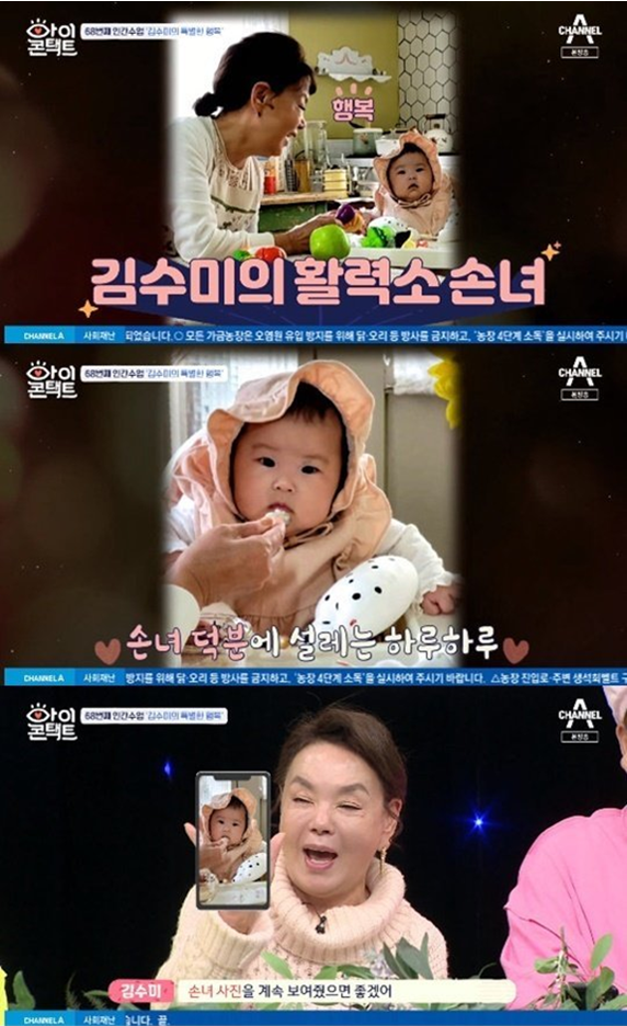 '서효림 시모' 김수미 "72세 감동 없어져…손녀 때문에 감동 생겼다"[TV핫샷]