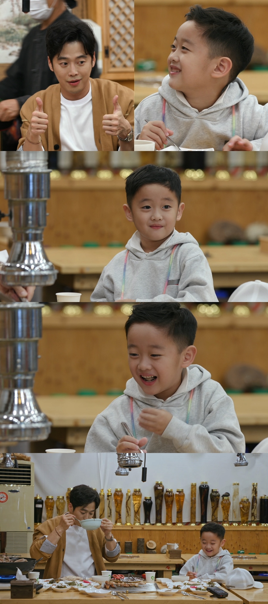 '편스토랑' 김재원 '살인미소'마저 똑 닮은 아들과 신메뉴 도전