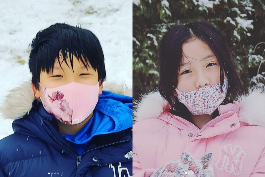 이영애, 훌쩍 큰 쌍둥이 자녀 근황공개…아빠 정호영 닮았나봐