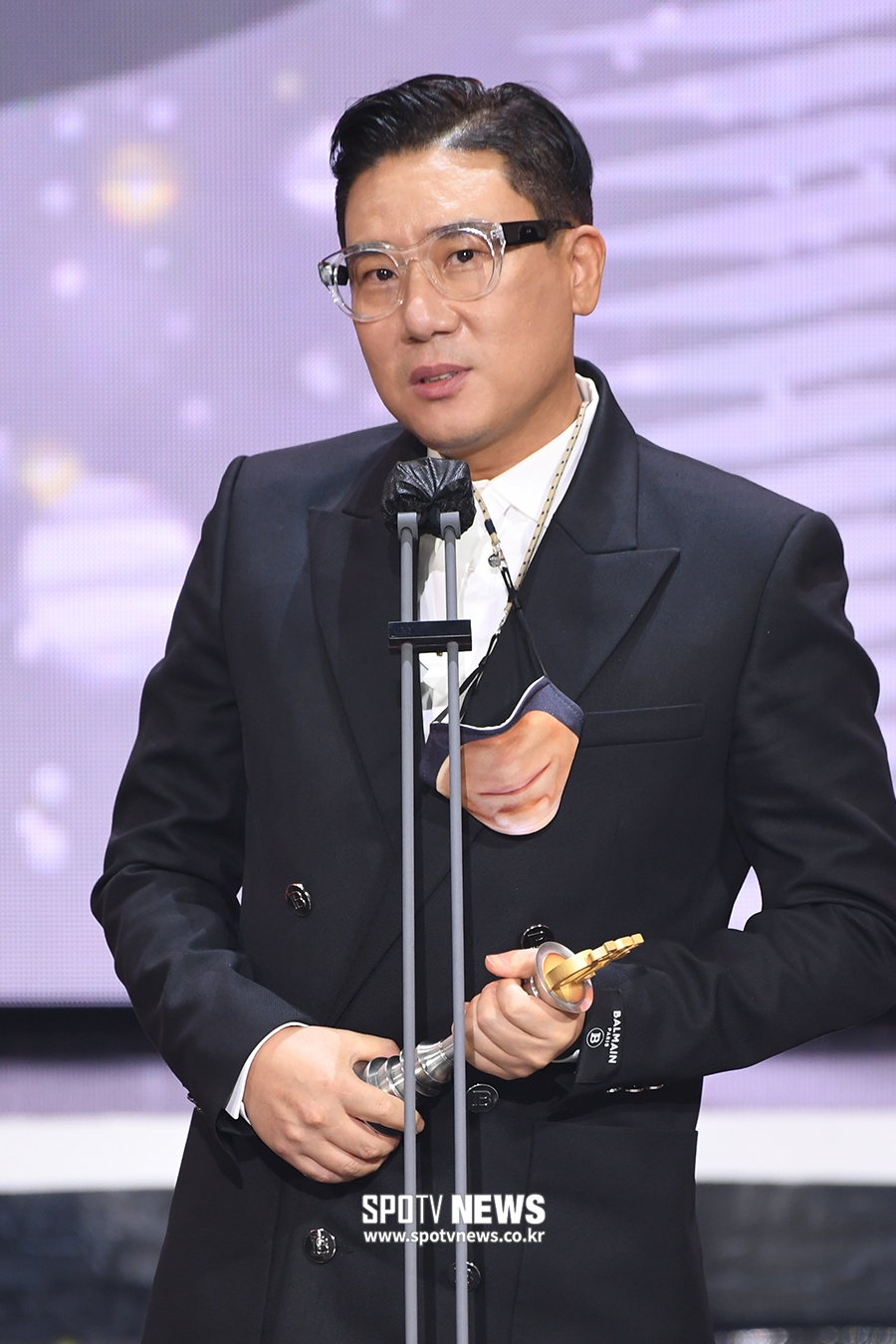 [포토S] 이상민, 최우수상에 울컥