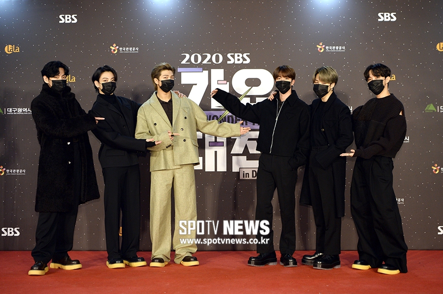 [포토S] 방탄소년단, 'SBS 가요대전에 왔어요'