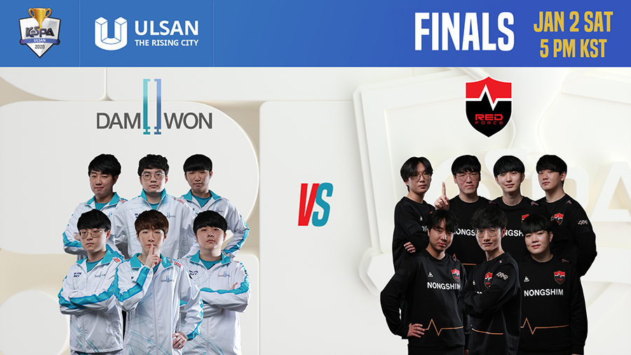 2020 LoL KeSPA Cup ULSAN 결승, 담원 vs 농심 대진 완성