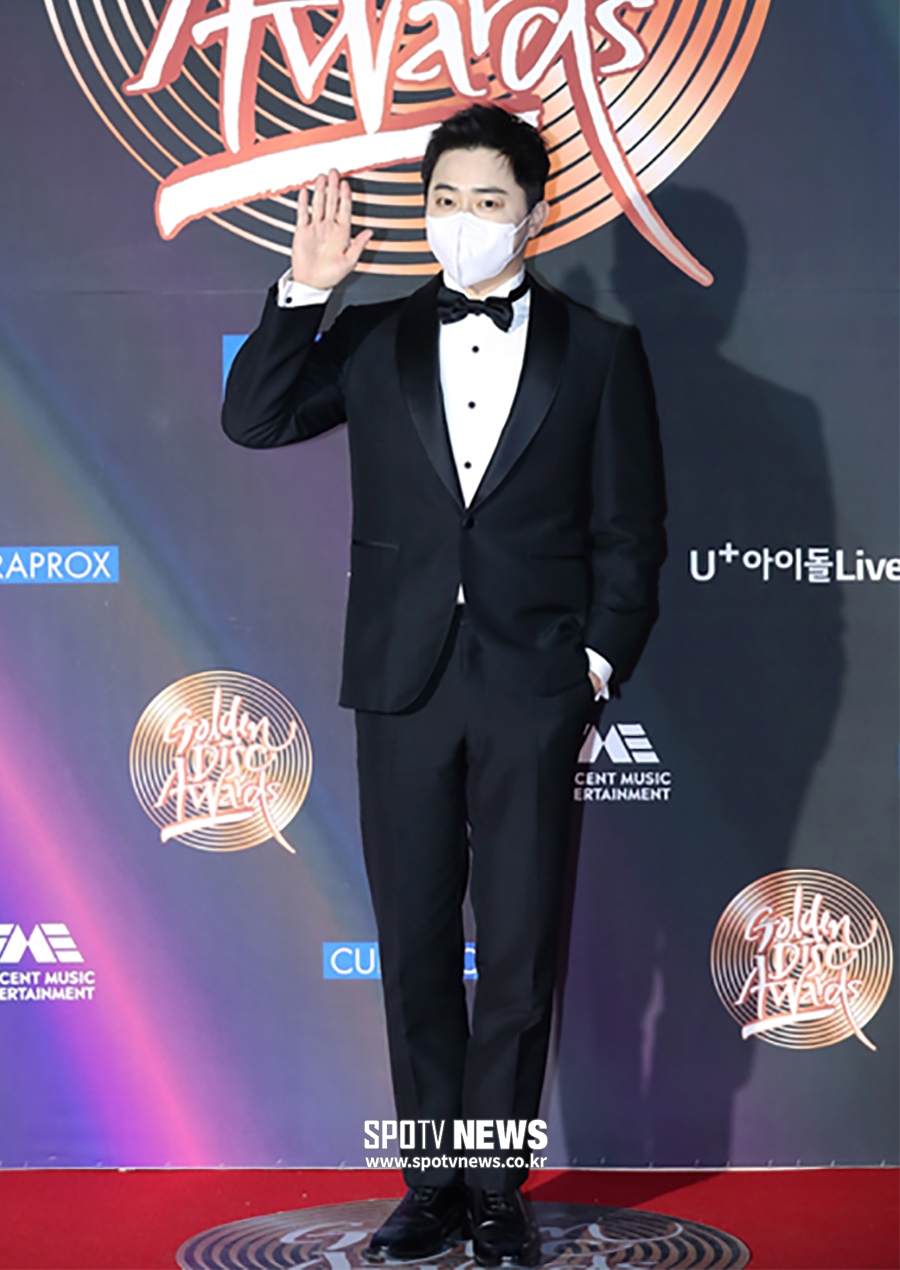 [포토S] 조정석, '골든디스크 왔어요'