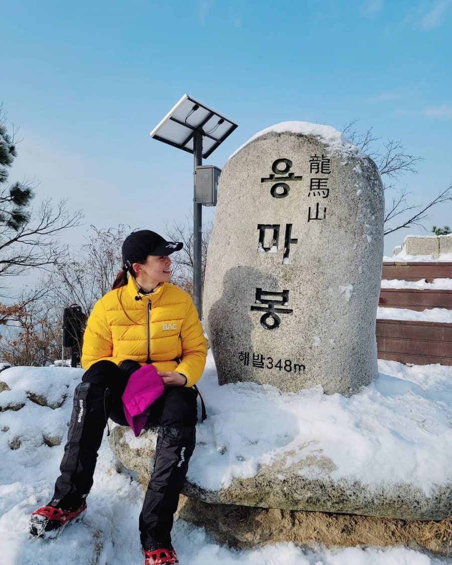 이시영 "용마산 30분이면 올라가, 산책하는 기분"…체지방 8% 근력 '위엄'