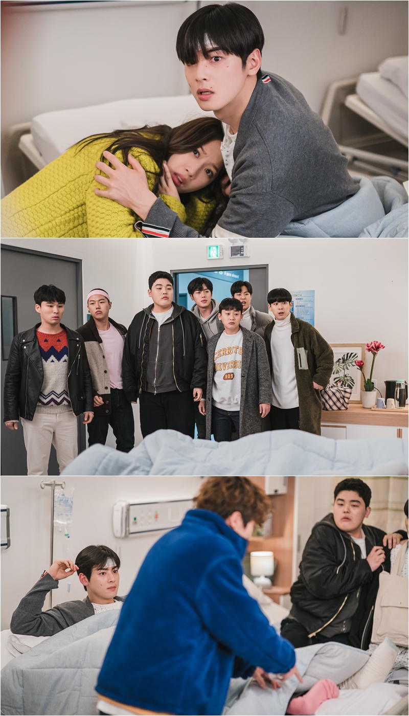 '여신강림' 문가영-차은우, 비밀 연애 숨기기 대작전…분홍발 빼꼼