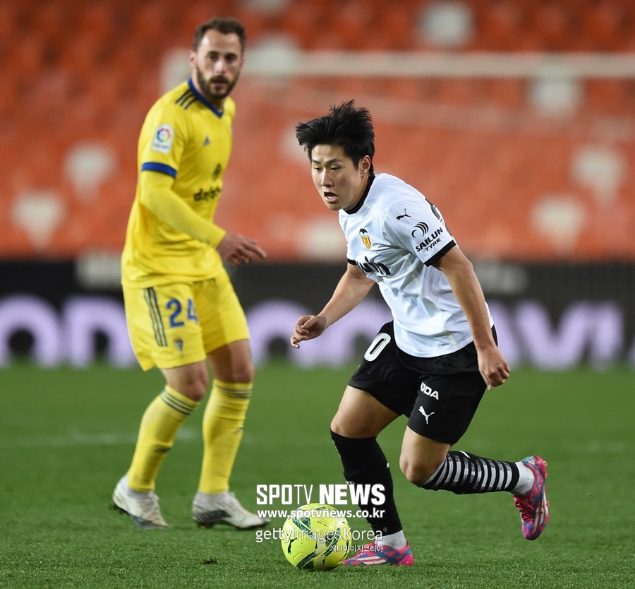 이강인 2경기 연속 선발, 발렌시아 1-1 무승부