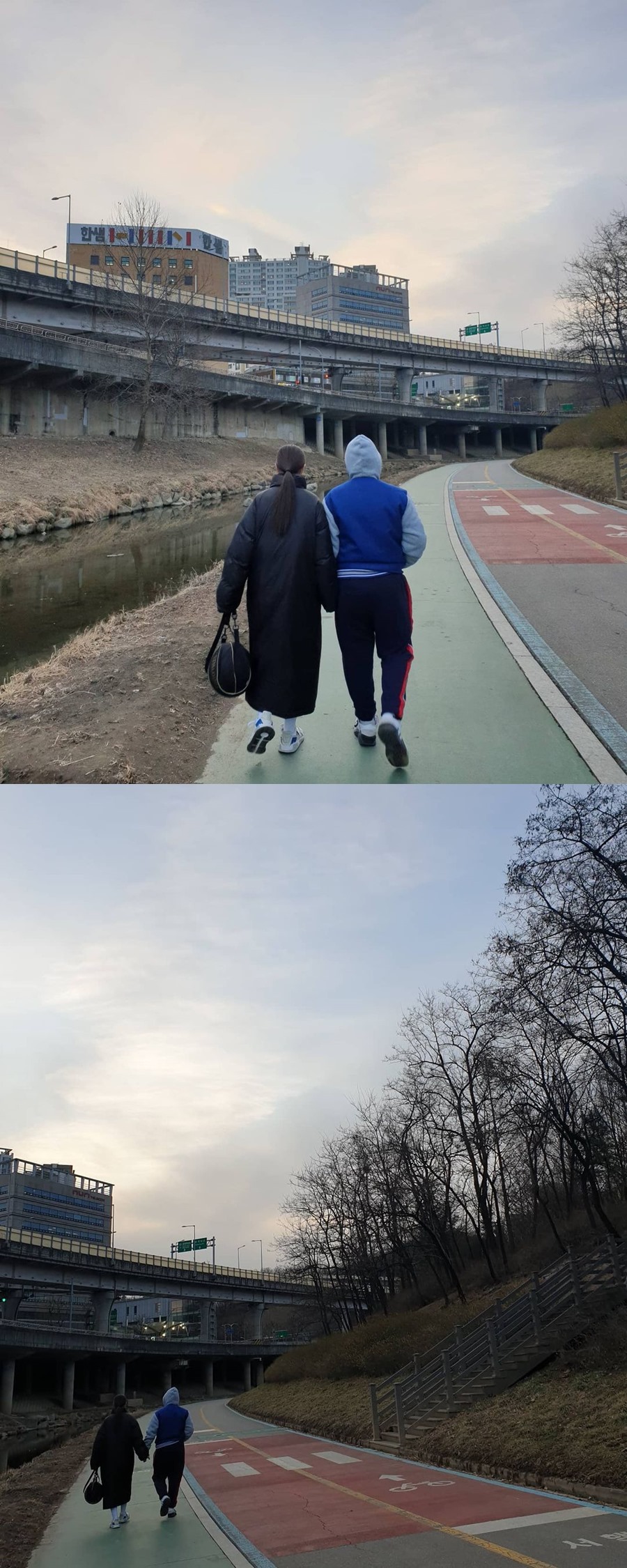 정시아 초등생 아들이 168cm↑…같이 걸으니 부부 같네