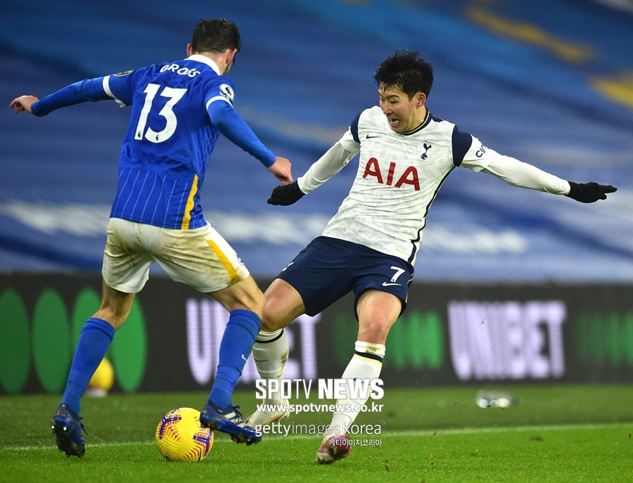 충격의 2연패 토트넘, 17위 브라이튼에 0-1패