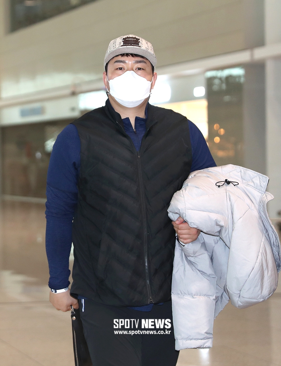 [포토S] 최지만, '올 시즌 출발이 좋네요!'
