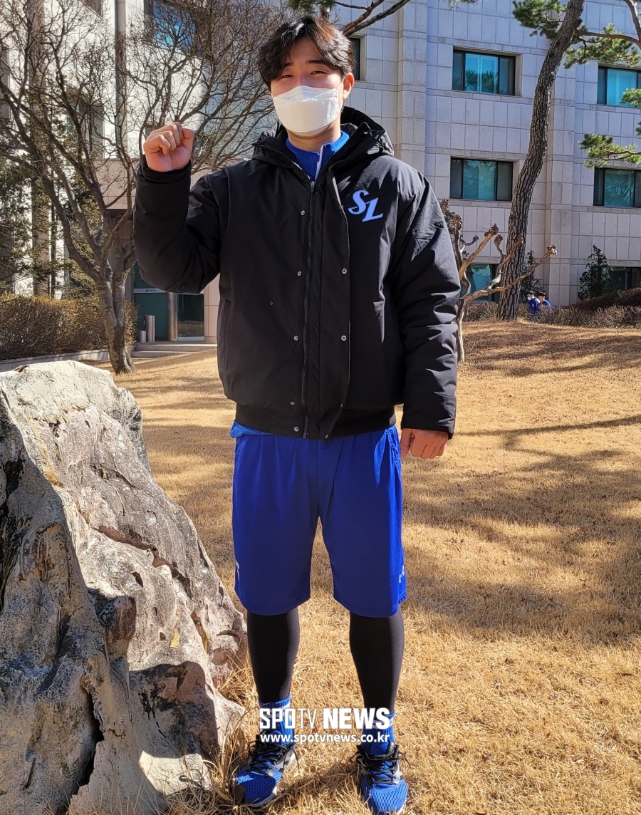 [인터뷰] 슬림해진 최채흥 "구속·구위 강화 위해 파워트레이닝"