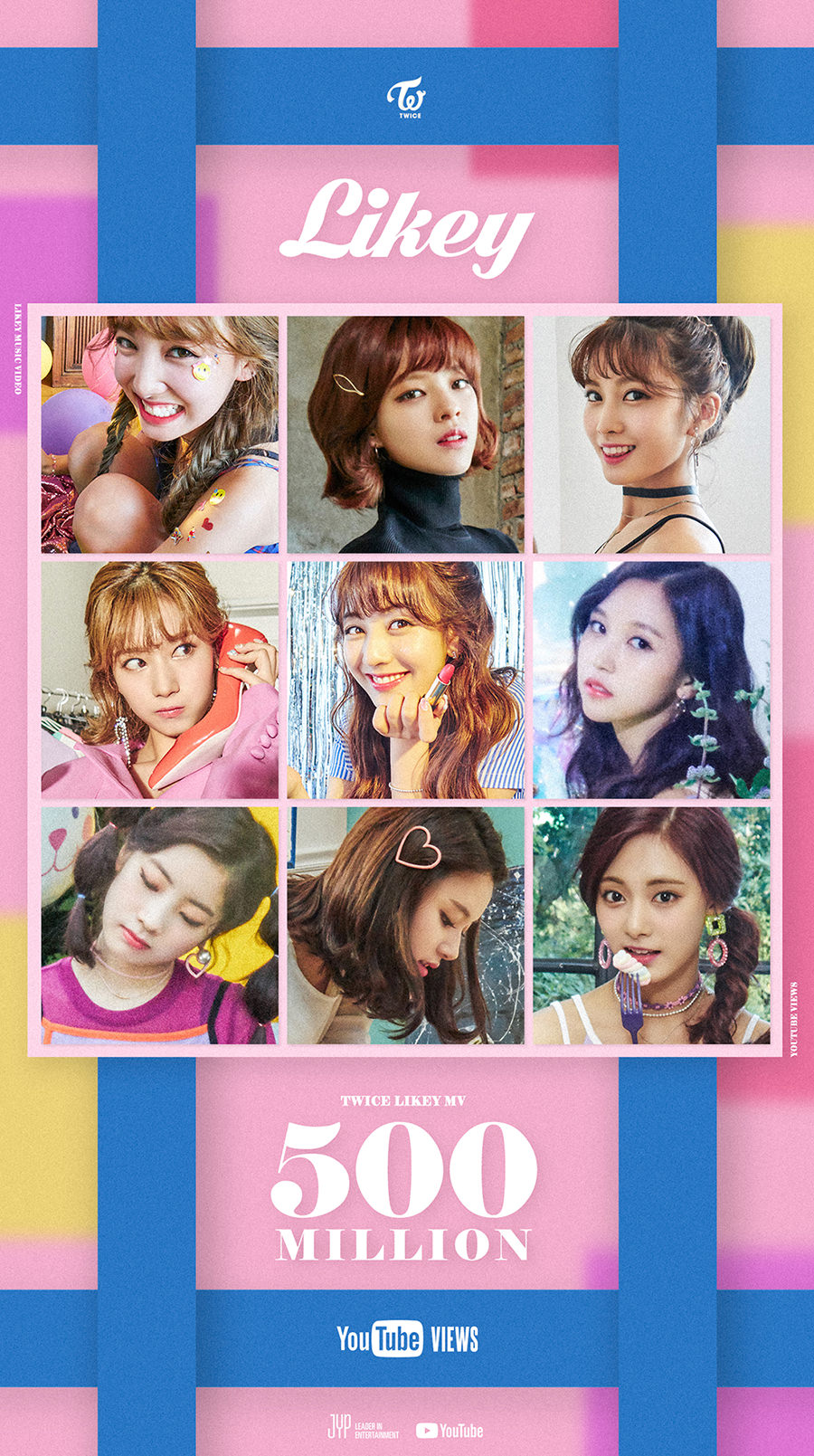 트와이스 '라이키' 뮤비, 유튜브 5억뷰 돌파…'티티' 이어 두 번째 기록