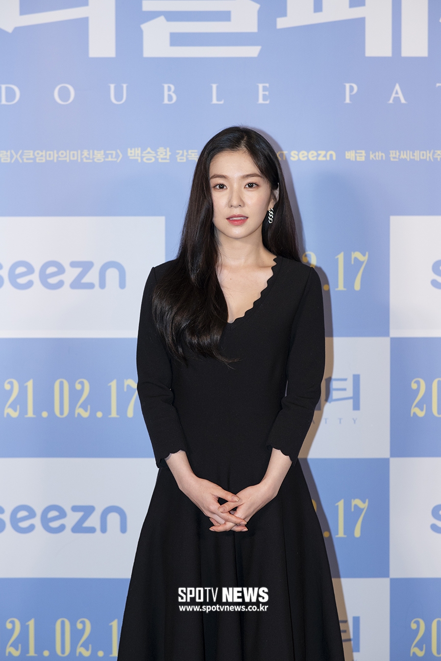 [포토S] 아이린, 차분한 블랙 드레스 입고
