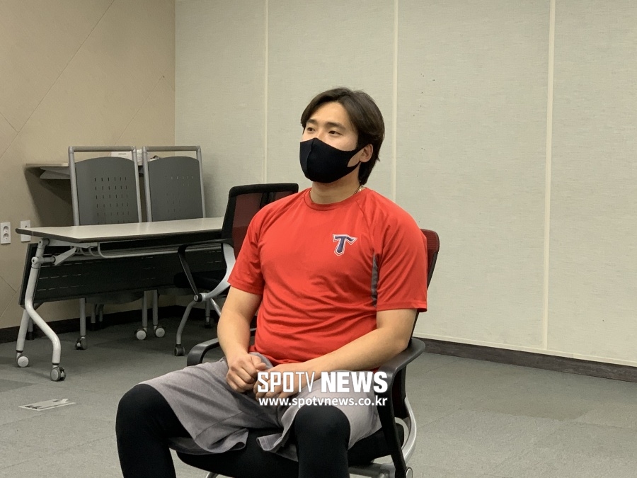 [인터뷰] "손아섭 선배 삼진 잡고 짜릿" KIA 이준영의 잊지 못할 순간