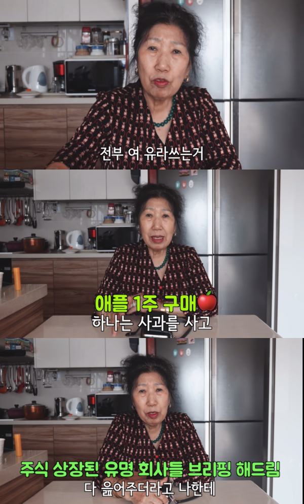 '74세' 박막례, 주식 수익률 62%…"비밀번호 까먹어 못팔았더니"[종합]