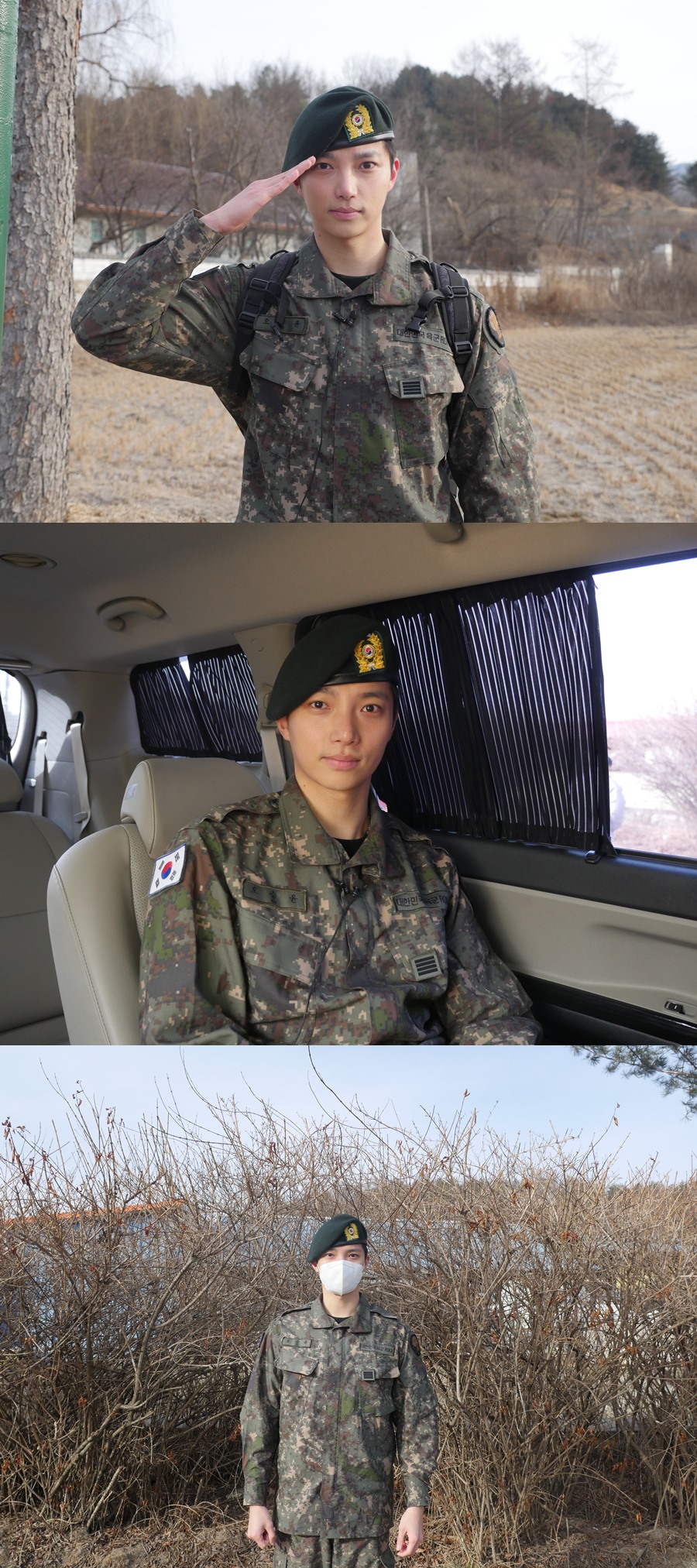 오승윤, 육군 병장 만기전역 "성실한 배우 되겠다"
