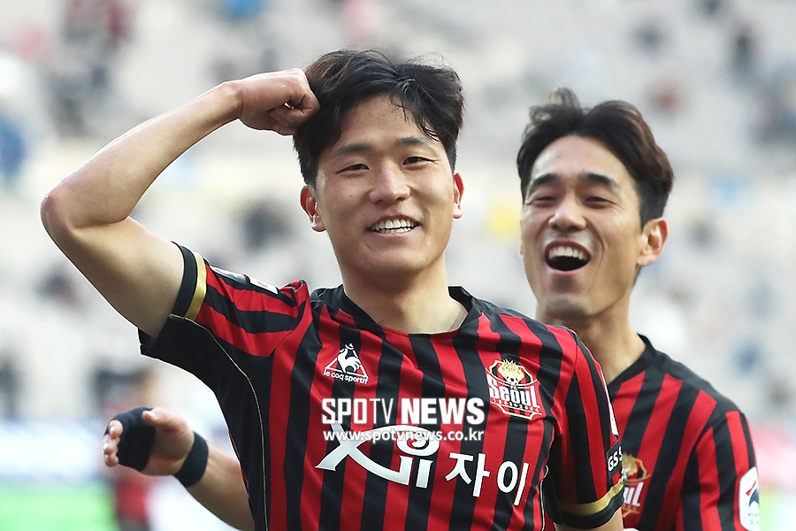 [포토S] '이적생' 나상호, '골 신고합니다!'
