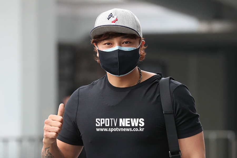 [포토S] 추신수, 자가격리 마치고 SSG 합류!