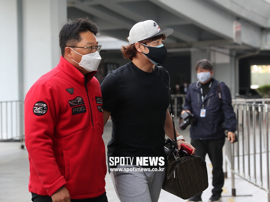 [포토S] 추신수, 자가격리 마친 후 SSG팀 합류