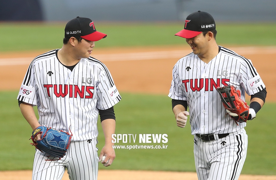 [포토S] 김민성, '덕주 좋은데'