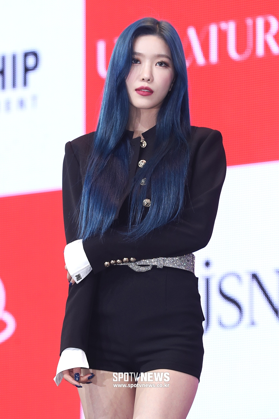 [포토S] 우주소녀 다원, 블루 머리가 찰떡!