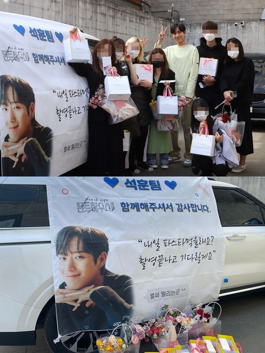 '펜트하우스' 김영대, 스태프에 '막촬' 깜짝 역조공 '얼굴만큼 훈훈한 마음'