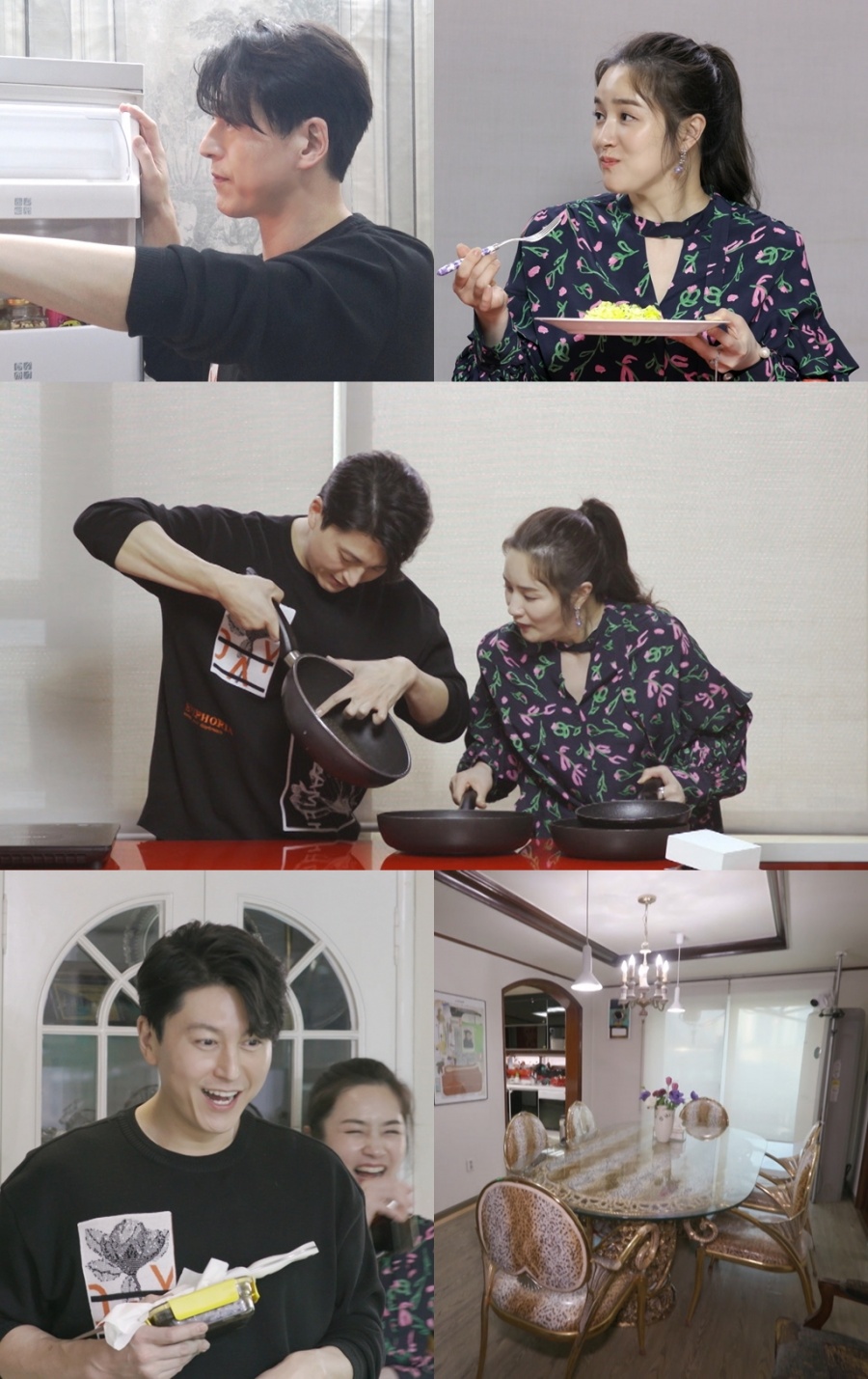 김남일♥김보민, 럭셔리 자택 최초 공개…호피+레드 인테리어('편스토랑')